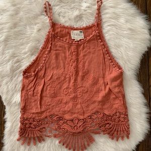 LA Hearts crochet tank